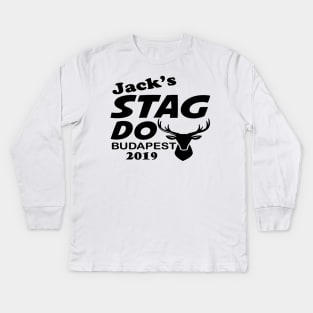 STAG PARTY TOPS STAG DO Kids Long Sleeve T-Shirt